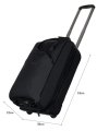 М-7321 Сумка на колёсах катионик черный (Черный/53*30*21/полиэстер/NTL Continent)
