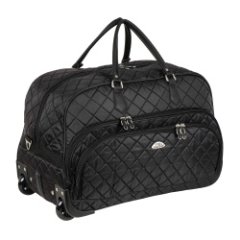 7050.1 (черный) сумка на Колесах Стежка текстиль (Черный/55*37*30/полиэстер/2,3 кг/51 литр/Polar)