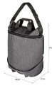 М-40-1 Сумка на колесах катионик серый (серый/34*47*17/62/катионик/NTL Continent)