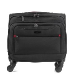 R1962-16-02 FABRETTI Кейс-пилот 4-х колесный 100% полиэстер (Черный/42*44*25/полиэстер/S/FABRETTI)