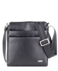 51678 Сумка SILVESTER SPORT кожа перфорированная черный (Черный/21*25*5/натуральная кожа/R.Blake)