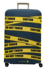 BLACK L/XL ЧЕХОЛ ДЛЯ ЧЕМОДАНА ТКАНЬ (Черный/бифлекс/L/Redmond)