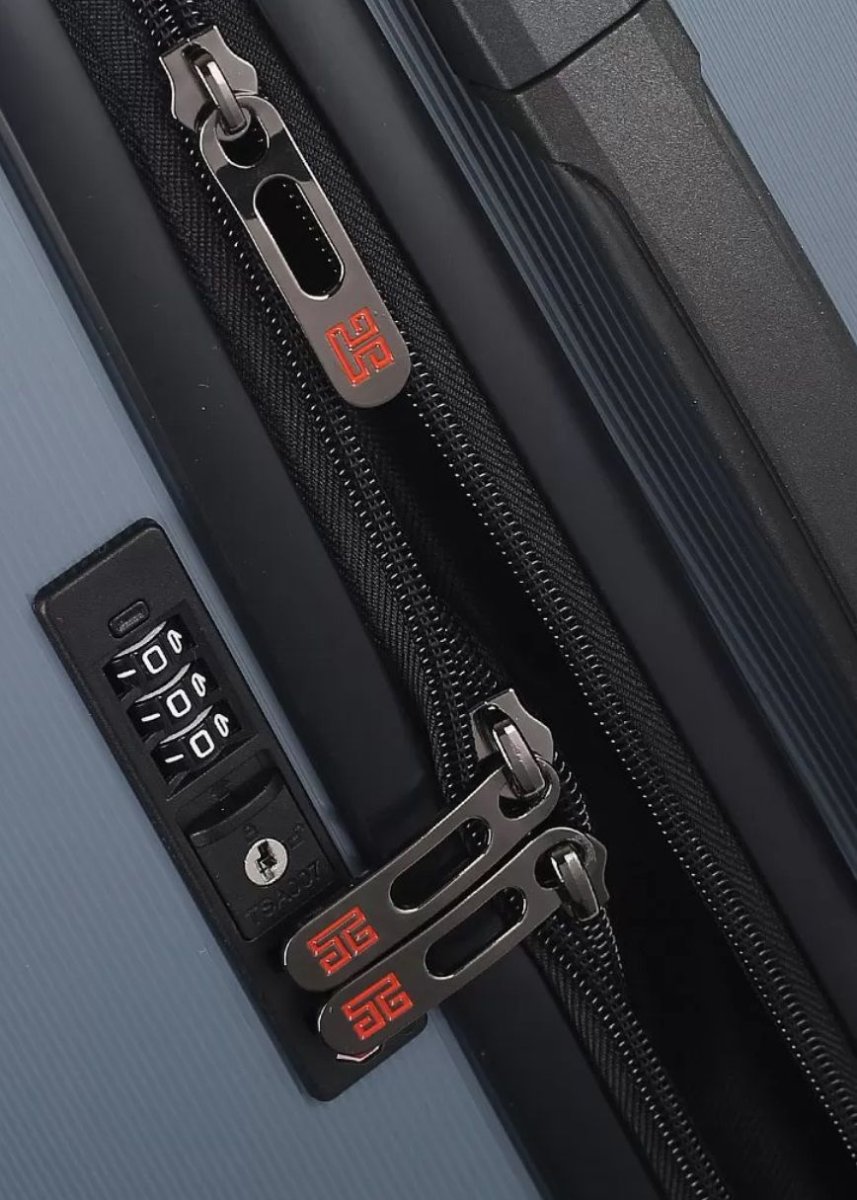 08C-016-420 Чемодан 4-х колесный (Синий графит/58*40*20/поликарбонат/S/2,7 кг)