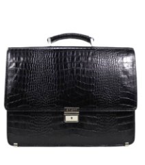 0376-53 Портфель натуральная кожа KARYA (Черный/37*28*7/натуральная кожа/KARYA)