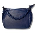 925К Сумка женская натуральная кожа (синий) (Синий/29*22*14/натуральная кожа/Redmond)