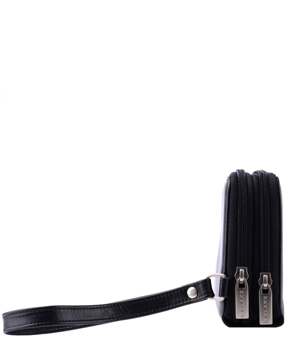 54222 Сумка-клатч CLINT BLACK кожа черный (Черный/21*12*4/натуральная кожа/R.Blake)