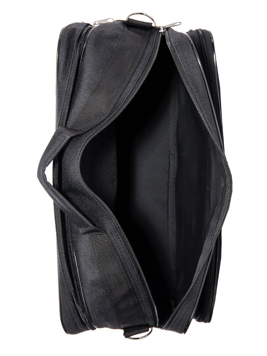 5 Деловая 01 Сумка мужская текстиль (черный) (Черный/текстиль/S.Lavia)