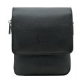 102-81594-1 Сумка мужская (Пеллекон) (Черный/17*20*6,5/натуральная кожа)