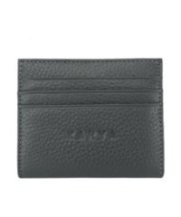 0020-081 Картхолдер натуральная кожа KARYA (Серый/10*9*1/натуральная кожа/KARYA)