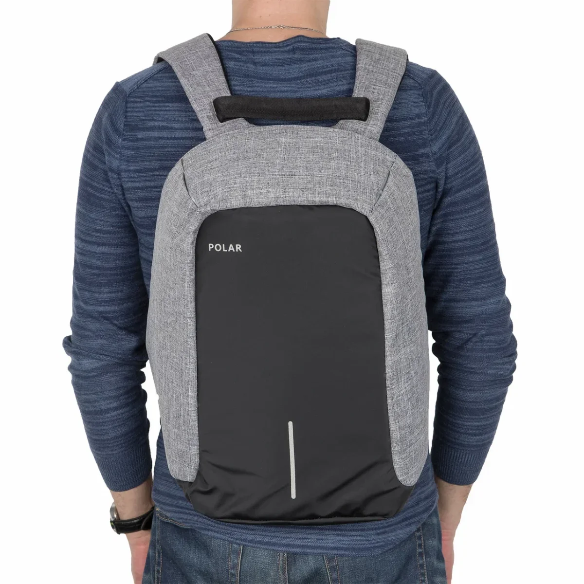 П0052-06 (Grey) рюкзак текстиль (Серый/30*42*13/полиэстер)