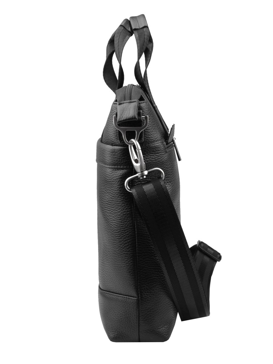 75504 Сумка РИЧАРД DEERSKIN кожа флотер черный (Черный/23*33*7/натуральная кожа/R.Blake)