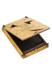 11111ZM ЗАЖИМ ДЛЯ ДЕНЕГ НАТ. КОЖА (чёрный) (Черный/12,5*8,5*1/натуральная кожа)