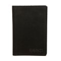 12262 black Обложка 2 в 1 для паспорта и автодокументов Conti UOMO (черный/10*14,5*1,5/натуральная кожа/Conti Uomo)