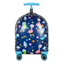 GM20056W15 blue Чемодан-тележка детский Verage (синий/34*45*27/поликарбонат+ABS/S/2,1 кг/31 литр/Verage)