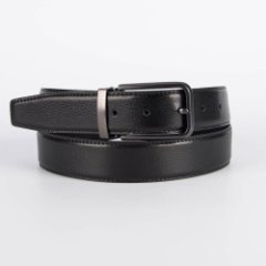 BML-220-35116-JEJ-01 Ремень мужской (чёрный) (Черный//3,5*110-130/натуральная кожа/Jonas Hanway)