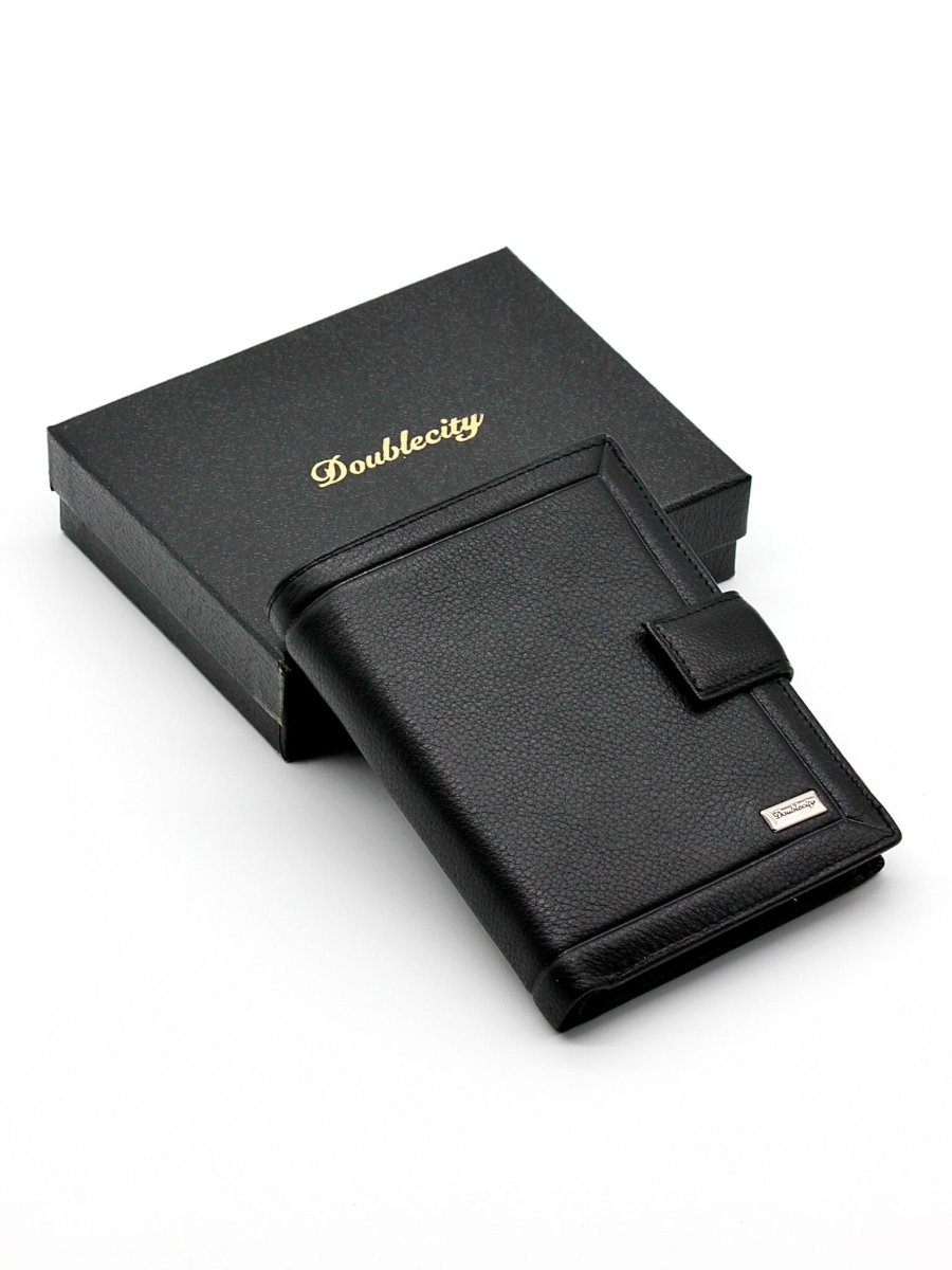 130-DC30-07A Портмоне + автодокументы (Черный/10,5*14*2/натуральная кожа)