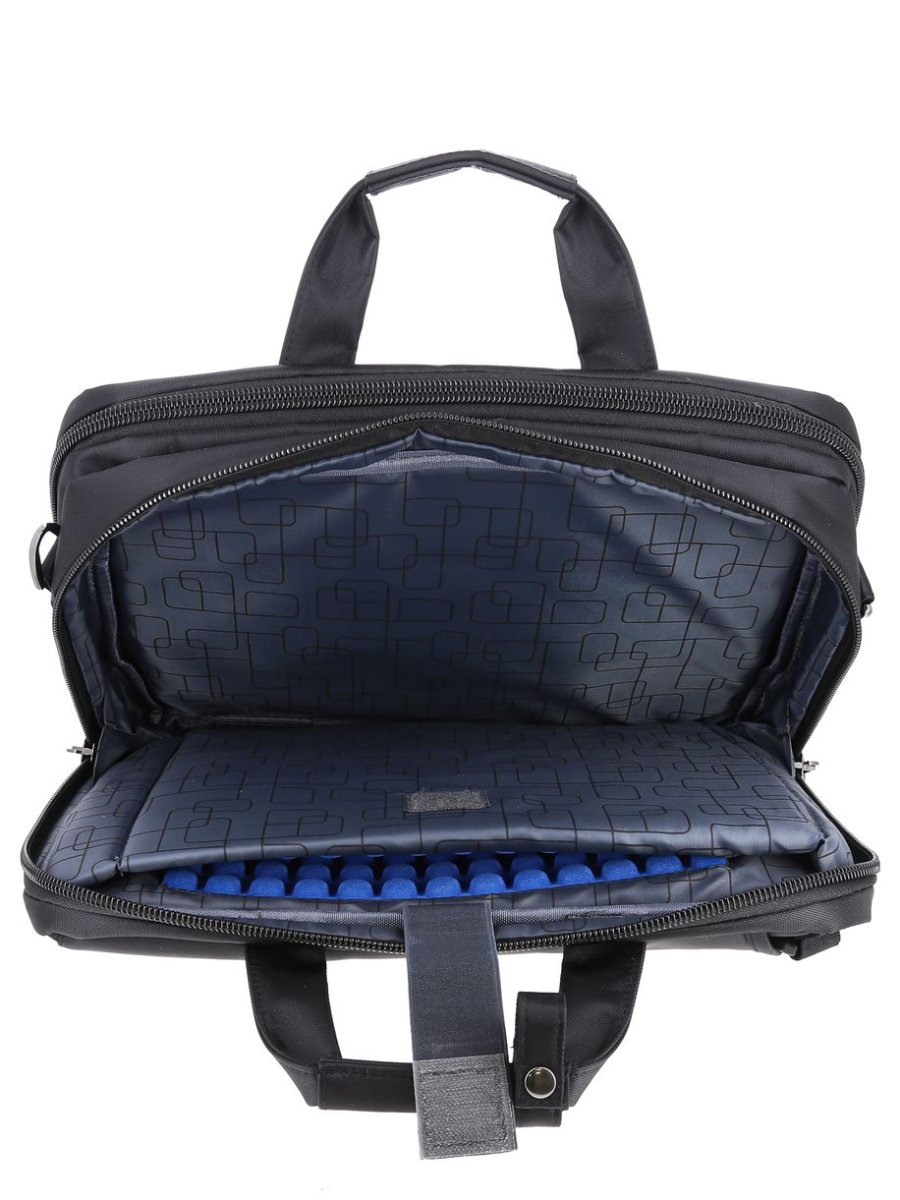 2408 (BLACK) Портфель-рюкзак ARISTOCRAT (черный/41*30*12/полиэстер/L/1,02 кг/15 литров)