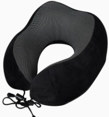 EBH002 Подушка для путешествий (Черный/27*27*14/полиэстер/Eberhart)