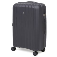 FT2125-28-3 FABRETTI Чемодан 4-х колесный 100% полипропилен (серый тёмный)