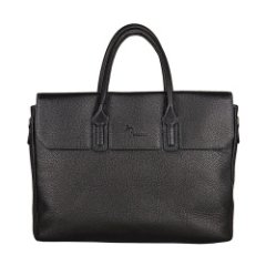 102-21789-1 Портфель мужской (Пеллекон) (Черный/41-32*11/натуральная кожа)
