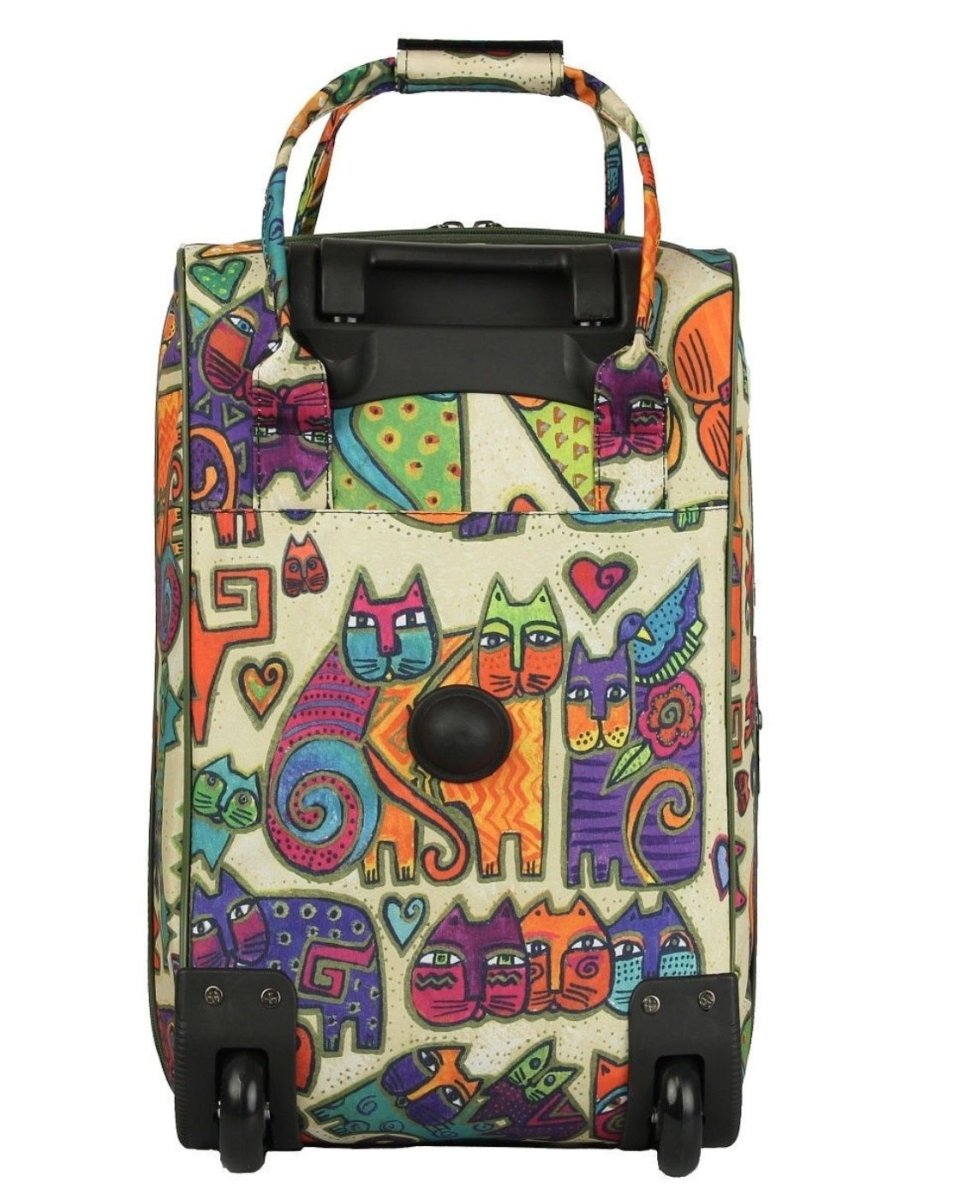 М-7318 Сумка на колесах кошки бежевый (Бежевый/47*29*22/полиэстер/NTL Continent)