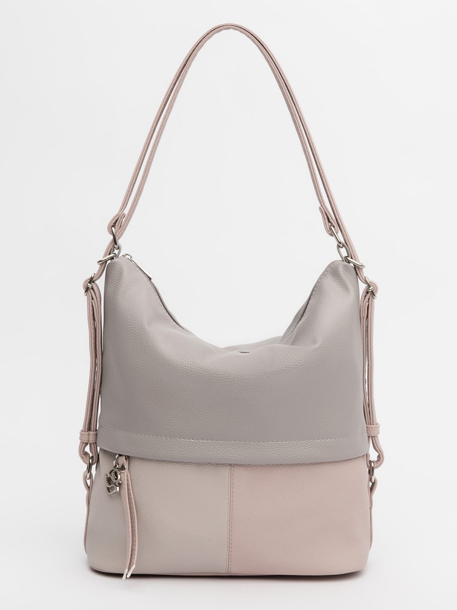 1494 92 54/93 42 Сумка-рюкзак женская (светло-серый/28*30*13/экокожа/S.Lavia)