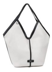 116-151-30 Сумка женская (белый/чёрный) (белый/чёрный/47*43*15/экокожа/Hogerland)