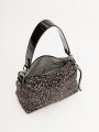 669 52/01 Сумка женская текстиль (серо-коричневый) (серо-коричневый/32*21*12/текстиль/S.Lavia)