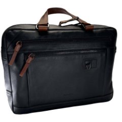 0272-554 Сумка мужская натуральная кожа KARYA (Черный/37*27*9/натуральная кожа/KARYA)