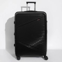 49M-009-428 Чемодан 4-х колесный (Черный/полипропилен/L/Eberhart)