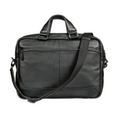 010-2813 (denim black) Бизнес-сумка Sergio Belotti  (черный/39*28*10/натуральная кожа/Sergio Belotti)