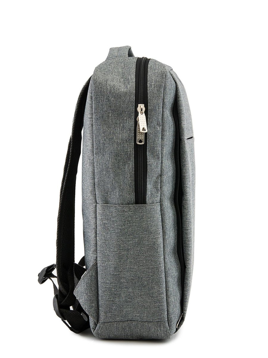 02-РМ/1 05 Рюкзак текстиль (серый)  (Серый/27*52*11/текстиль/S.Lavia)