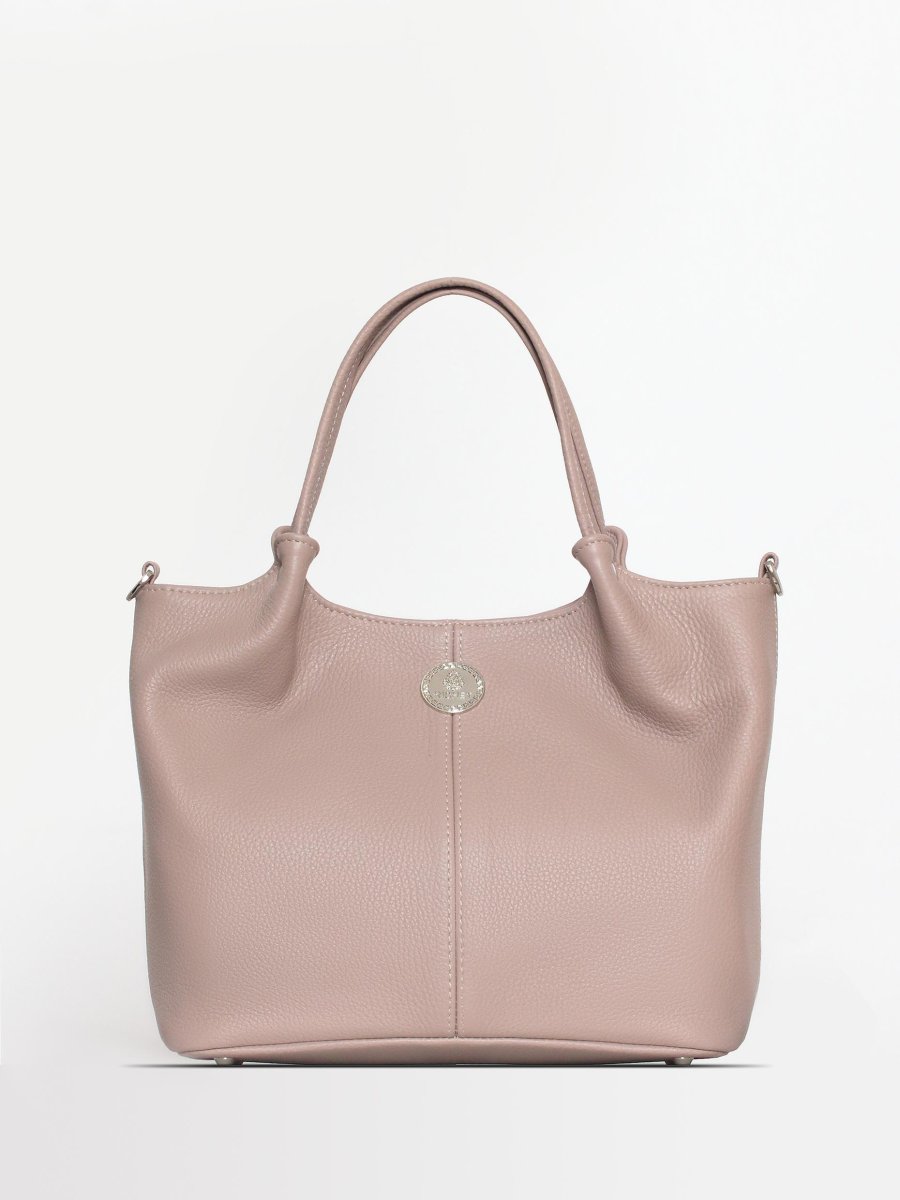 2421LN Сумка женская Пудра (Розовый светлый/30*20*12/натуральная кожа/Richet)