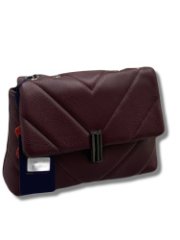 8034К Сумка женская натуральная кожа (бордовый) (Бордовый/24*17*8/натуральная кожа/Redmond)