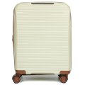 EN1010-24-13 FABRETTI Чемодан 4-х колесный 100% полипропилен (Бежевый/46*67*29/полипропилен/M/FABRETTI)