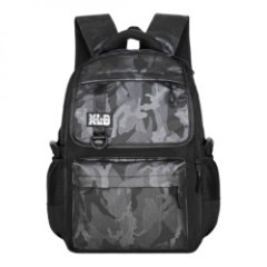 0134 черно-серый Молодежный рюкзак MERLIN  (Черный/серый/23*33*12/полиэстер/MERLIN)