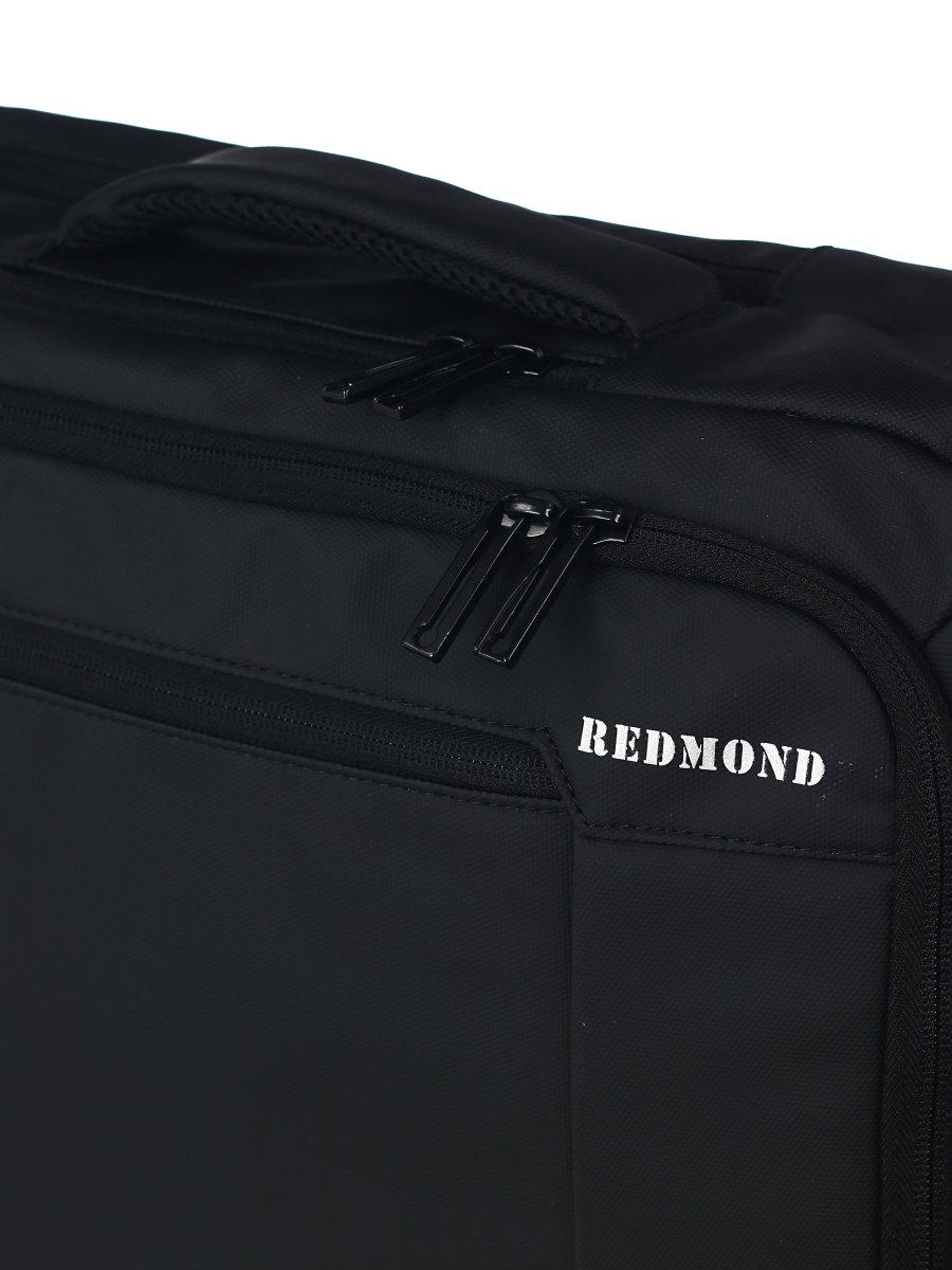 1805 СУМКА-РЮКЗАК 100% ПОЛИУРЕТАН (чёрный) (Черный/30*40*15/полиуритан)