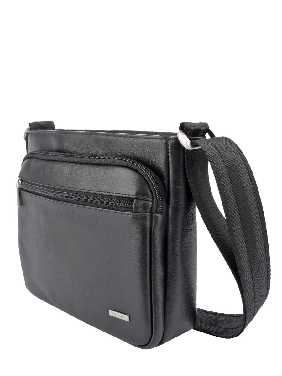 73789 Сумка РОБЕРТ BLACK кожа черный (Черный/натуральная кожа/R.Blake)