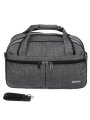 М-505 Саквояж катионик серый (серый/49*30*20/полиэстер/NTL Continent)