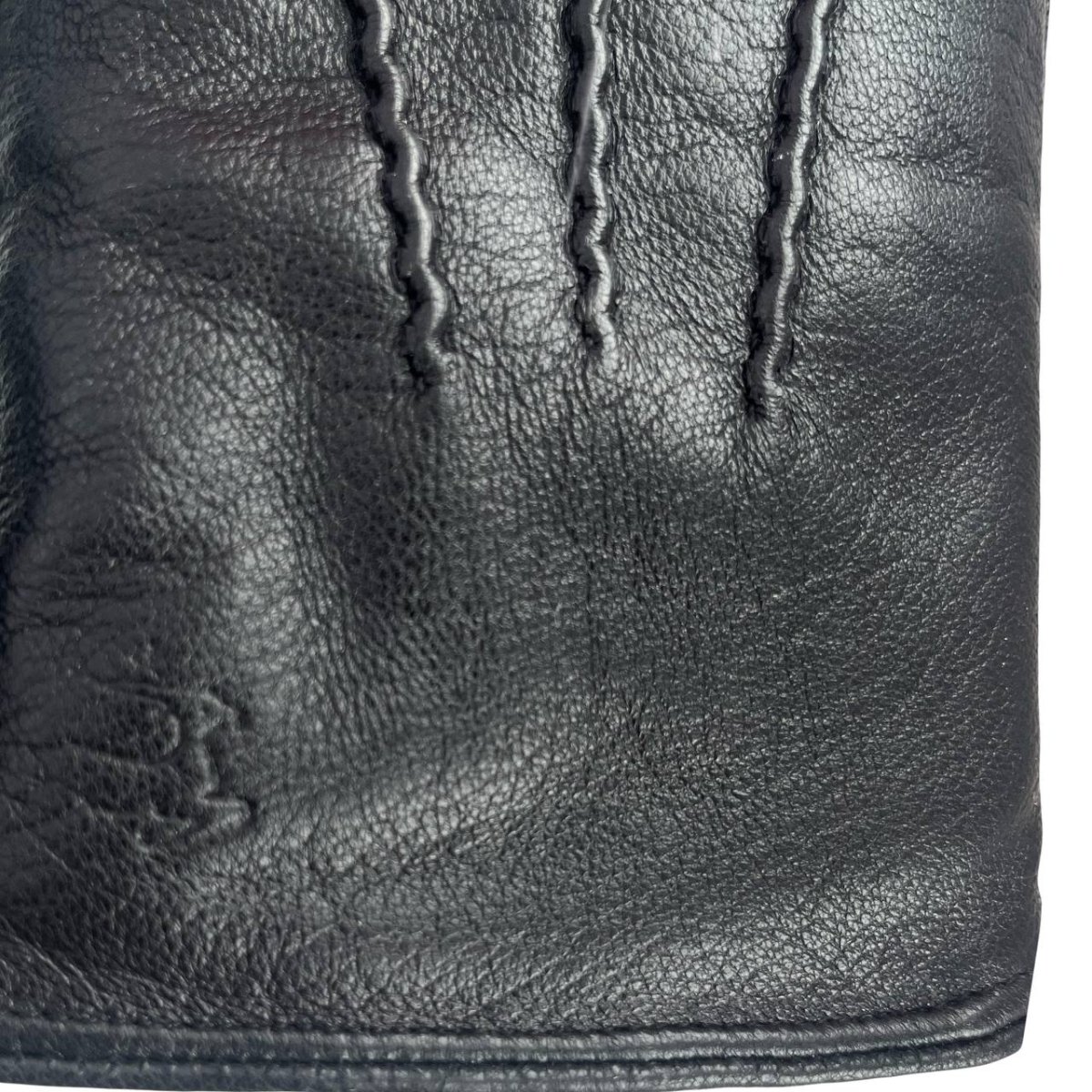 382403 Перчатки мужские олень на овчине (с шлицей) (м) (черный/8;8,5;9;9,5;10/натуральная кожа/натуральный мех/PERST)