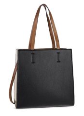 HL 31-107113 Сумка женская экокожа (чёрный/рыжий) (чёрный/рыжий/32*32*11/Экокожа/Hogerland)