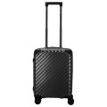 41H-001-420 Чемодан 4-х колесный (черный/39*55*20/полипропилен/S/2,5 кг/Eberhart)