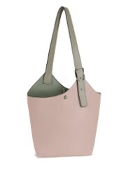 112-172-39 Сумка женская бежевый/зелёный (Бежевый/зелёный/25*27*17/Экокожа/Redmond)