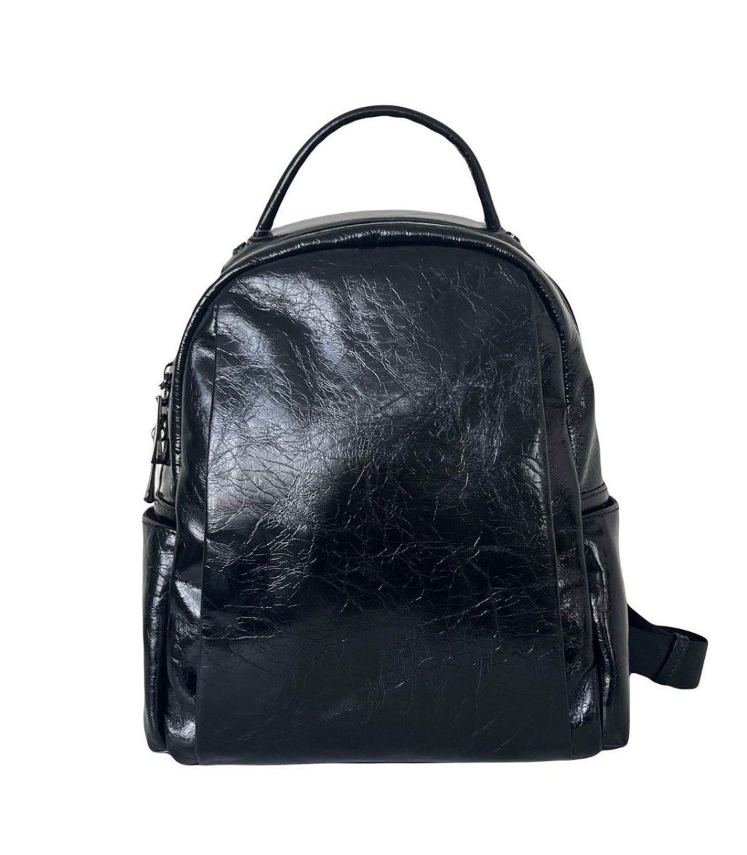 190G Рюкзак женский натуральная кожа (чёрный) (Черный/26*30*13/натуральная кожа/Redmond)