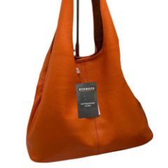 9946К Сумка женская натуральная кожа (orange) (оранжевый/38*29*15/натуральная кожа/Redmond)