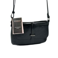 680G Сумка женская натуральная кожа (black) (черный/22*14*5/натуральная кожа/Redmond)