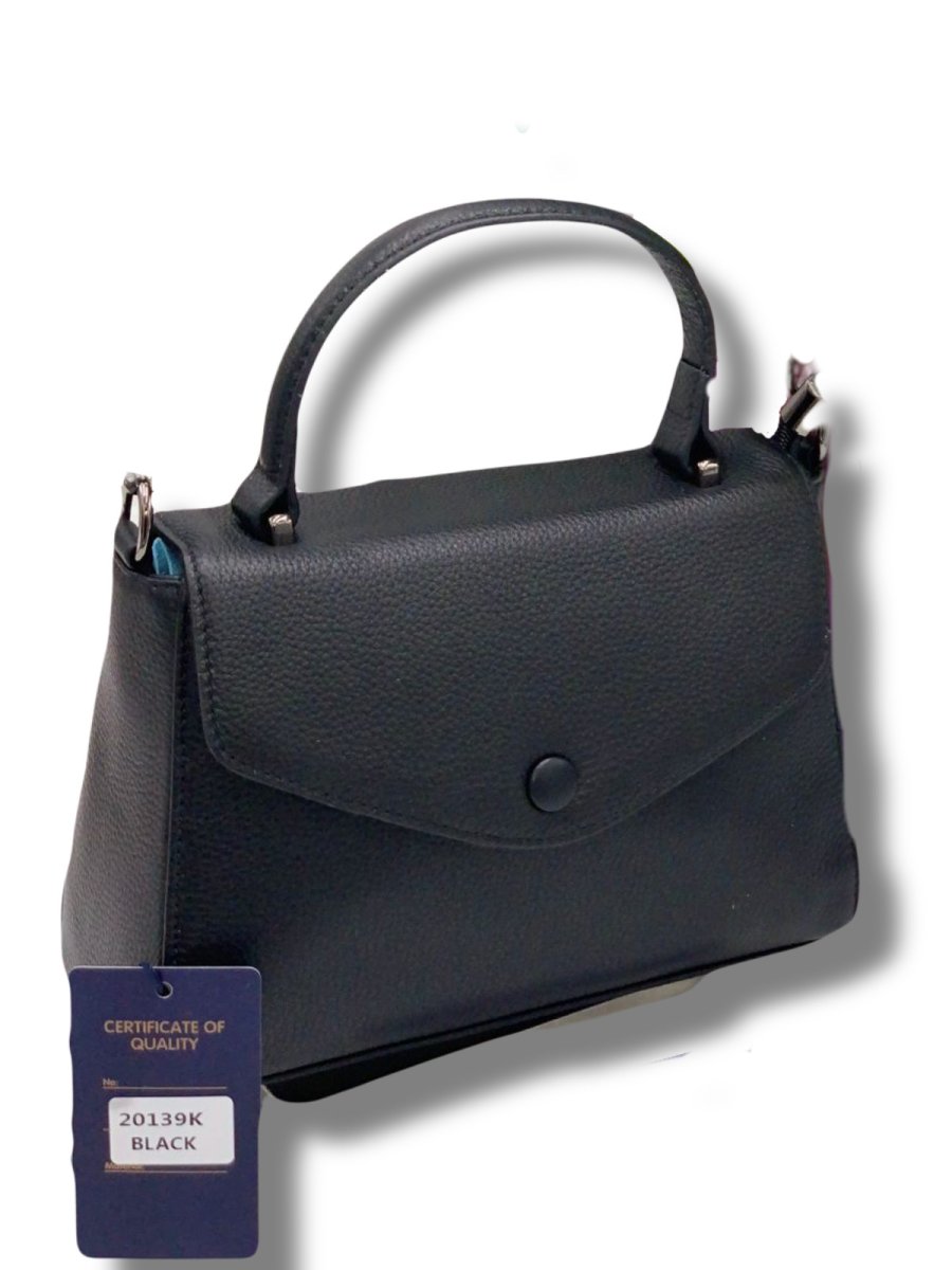 20139K Сумка женская натуральная кожа (чёрный) (Черный/22*15*9/натуральная кожа/Redmond)