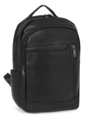 111-214 чёрный Рюкзак мужской (Черный/29*39*16/Экокожа/Hogerland)
