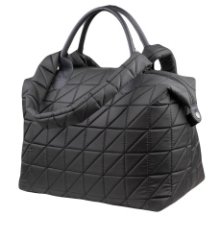 003-30304 Сумка спортивная дорожная черный+треугольники (Dewspo) (Черный/39*30*23/текстиль/KATY NIKOLAEVA)