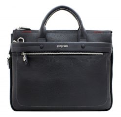 BR09-359 black Сумка мужская (Malgrado) (черный/40*31*3/6/натуральная кожа/Malgrado)